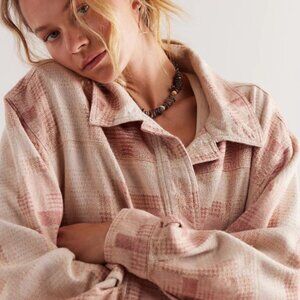 Women's Free People Keep It Cozy Long Sleeve Oversized Shacket